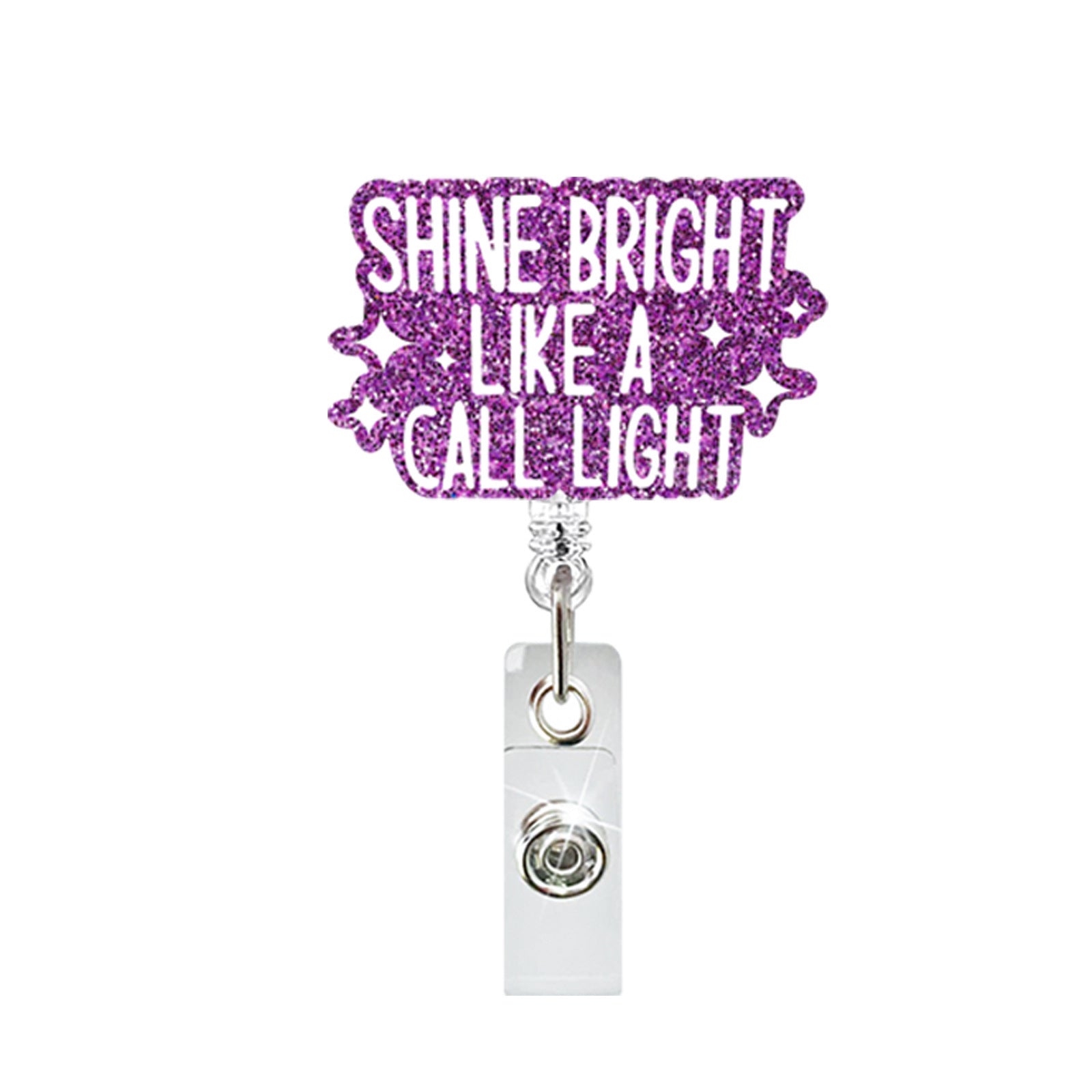 Wholesale Alphabet Pattern Acrylic Shrink Badge Holder